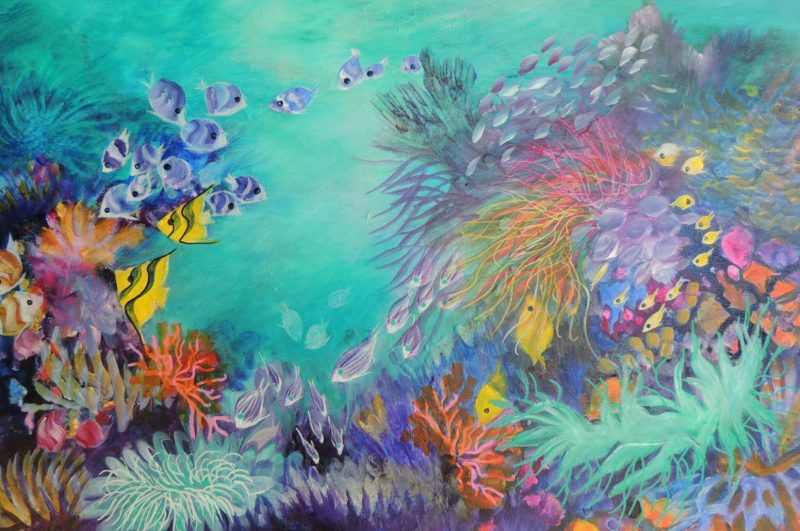 800x531 Lyn Olsen - Great Barrier Reef Painting
