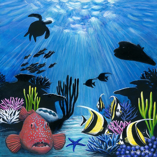 550x550 Great Barrier Reef - Great Barrier Reef Painting