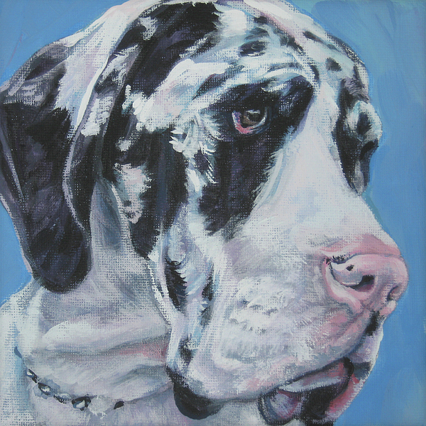 Great Dane Painting at PaintingValley.com | Explore collection of Great ...