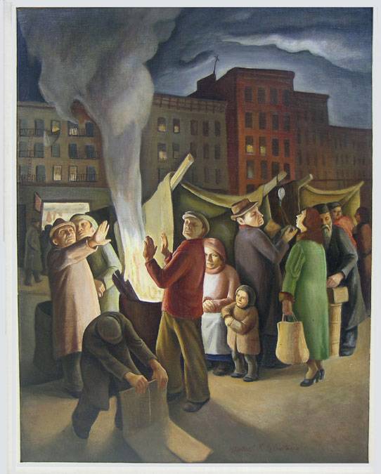 542x675 Labor Day Paintings From The Great Depression, And The Wpa - Great Depression Painting