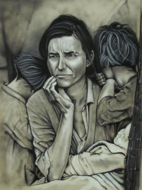 485x650 The Dust Bowl (Alyn Federico) - Great Depression Painting