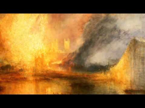 480x360 Herb Weidner The Great Fire Of London - Great Fire Of London Painting