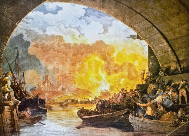 624x450 516701 Great Fire Of London.jpg Fire Of London - Great Fire Of London Painting