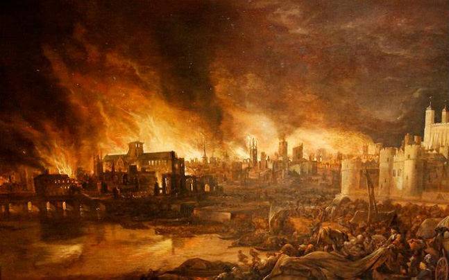 647x404 The Great Fire Of London The Fire That Destroyed The City - Great Fire Of London Painting