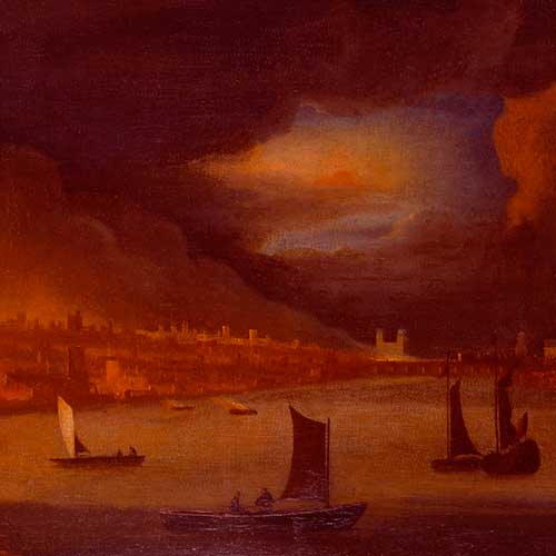 500x500 Artworks Archives - Great Fire Of London Painting