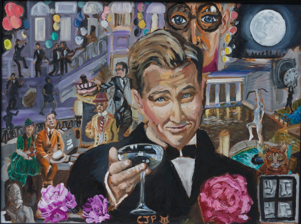 1036x772 The Great Gatsby Painting By Charliejacksonpaine3 - Great Gatsby Painting