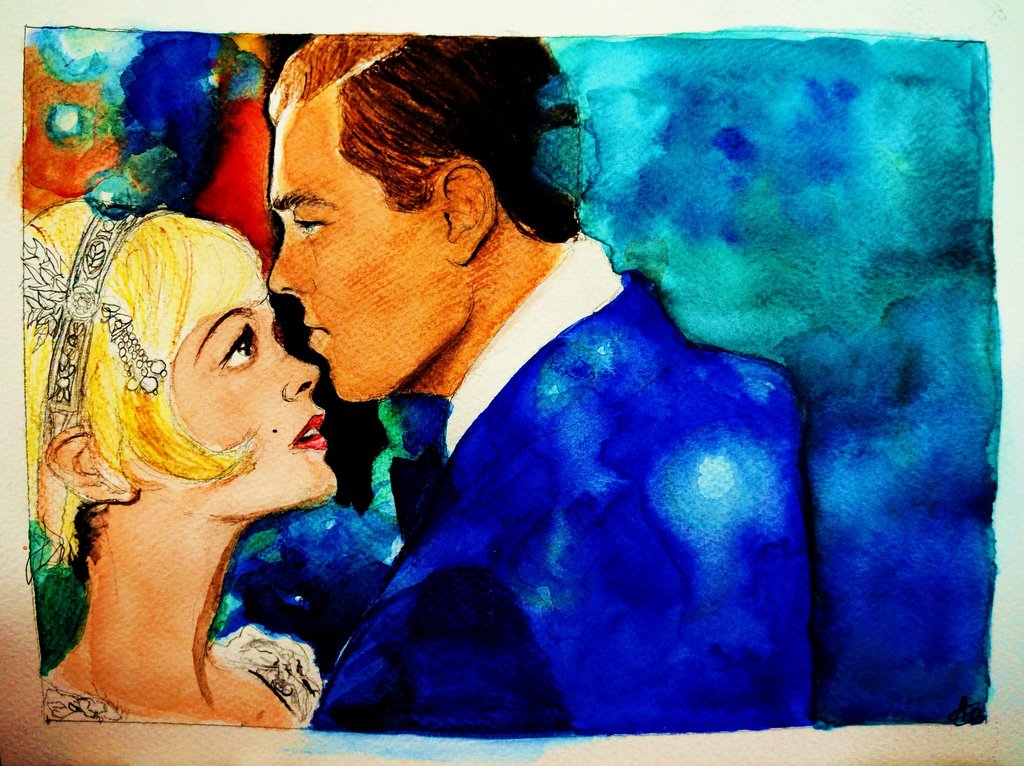 1024x766 The Great Gatsby By Acmoviepainting - Great Gatsby Painting