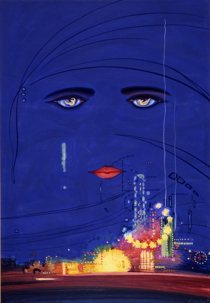 694x1000 Charles Scribner Illuminates F. Scott Fitzgerald's The Great Gatsby - Great Gatsby Painting