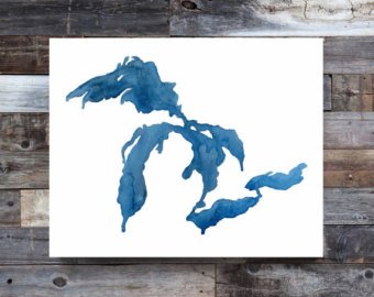 340x270 Great Lakes Painting Etsy - Great Lakes Painting