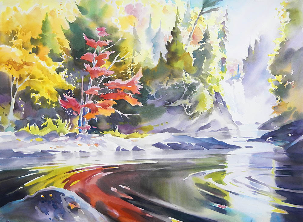 1000x732 Canadagreat Lakes David Mceown Artist Journeys - Great Lakes Painting