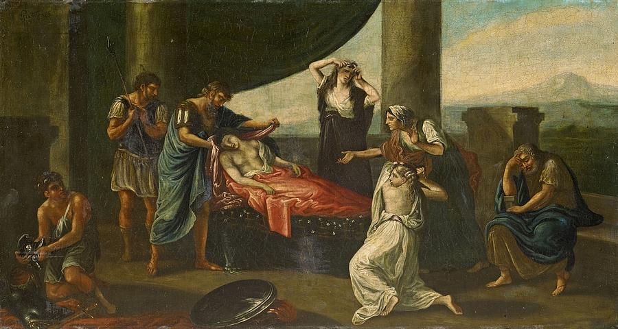 900x480 The Mourning Of Alexander The Great Painting By Karl Von Piloty - Great Painting