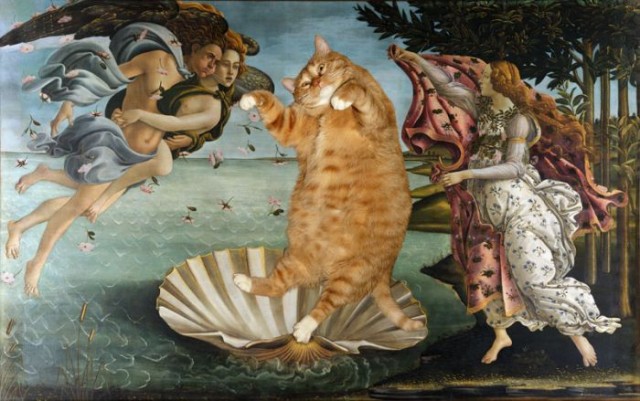 640x401 The Works Of The Great Painting Masters, Now With Cats - Great Painting