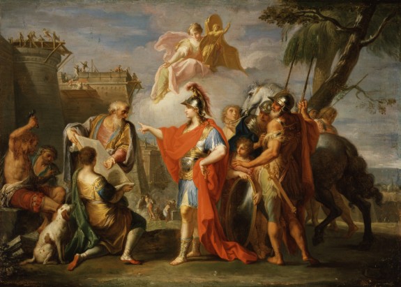 575x411 Alexander The Great Founding Alexandria The Walters Art Museum - Great Painting