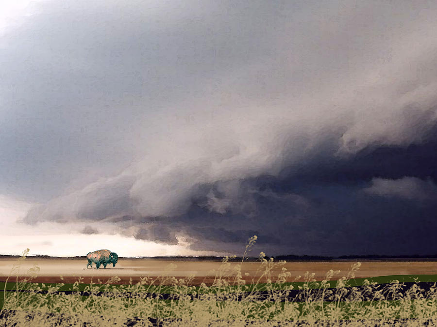 900x675 The Great Plains Painting By Paul Sachtleben - Great Plains Painting