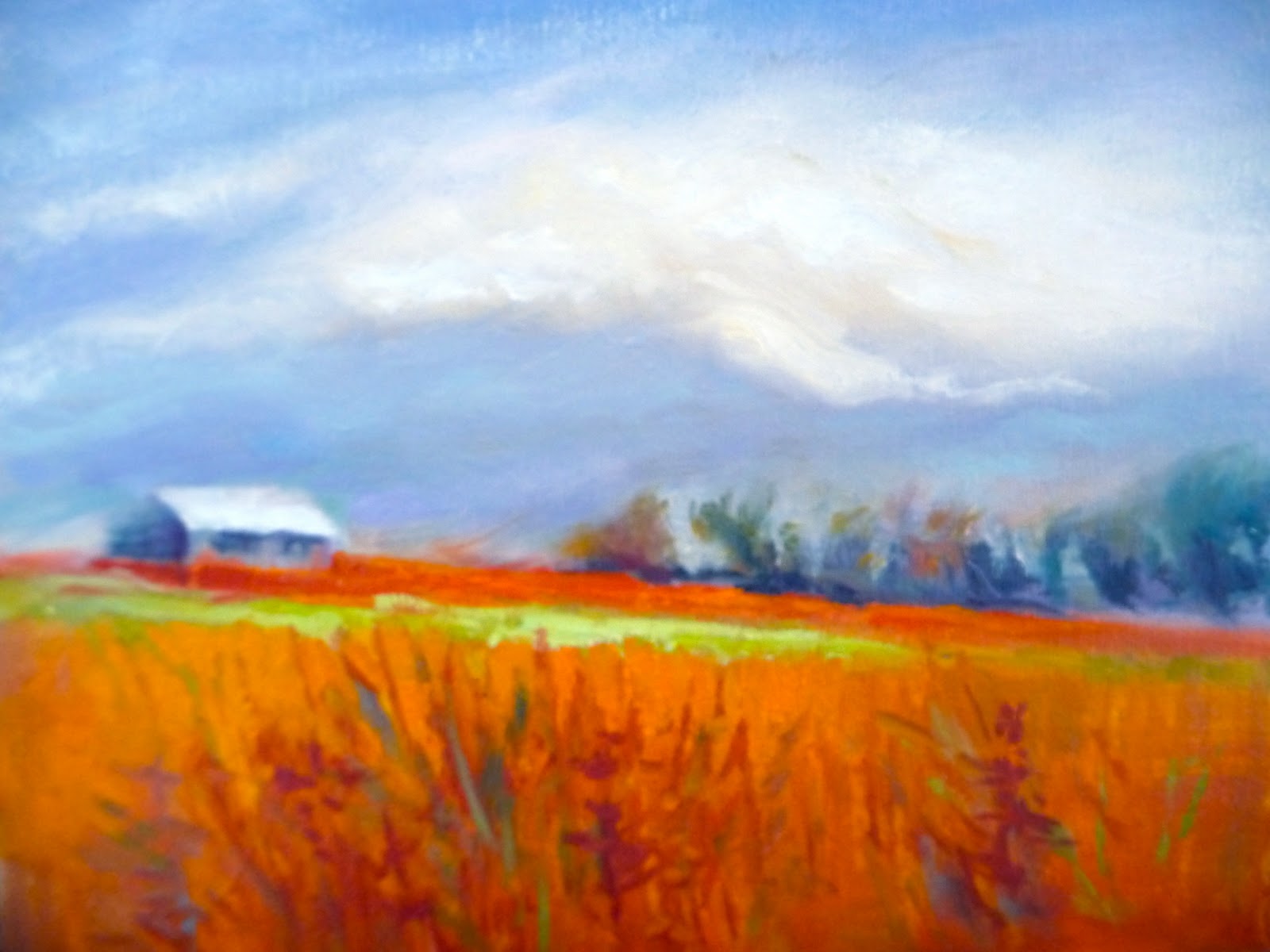 1600x1200 The Great Plains Painting A Day Small Masterpieces By Tina - Great Plains Painting