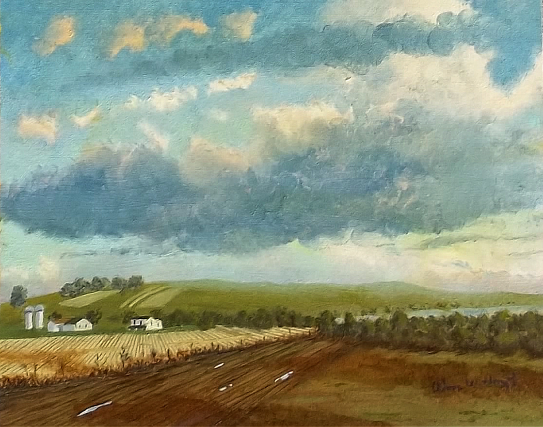 1120x880 William W. Hoyt, Artist - Great Plains Painting