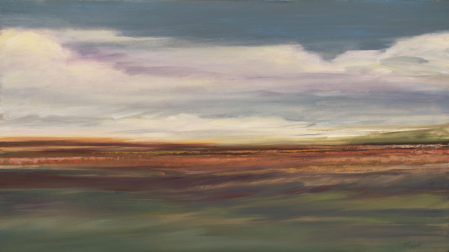 900x505 Great Plains Painting By Jack Tenenzaph - Great Plains Painting