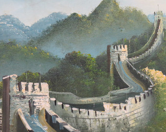 340x270 Great Wall Of China Painting Us Canada Exchange Chart - Great Wall Of China Painting