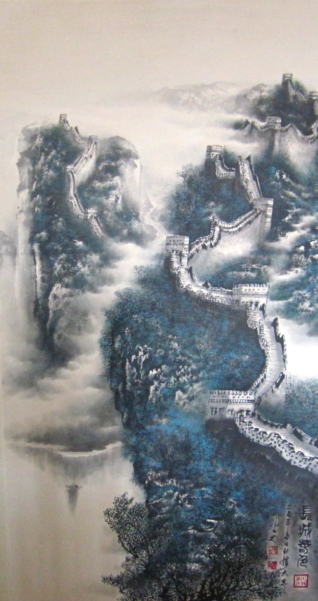 Great Wall Painting at PaintingValley.com | Explore collection of Great ...