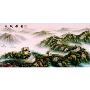 295x295 Chinese The Great Wall Paintings Calligraphy Of China - Great Wall Painting