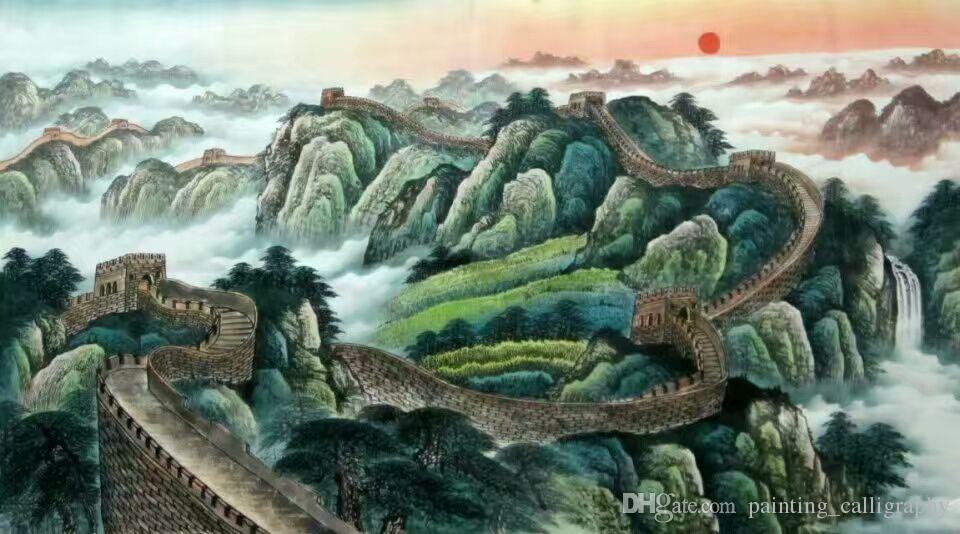 Great Wall Painting at PaintingValley.com | Explore collection of Great ...