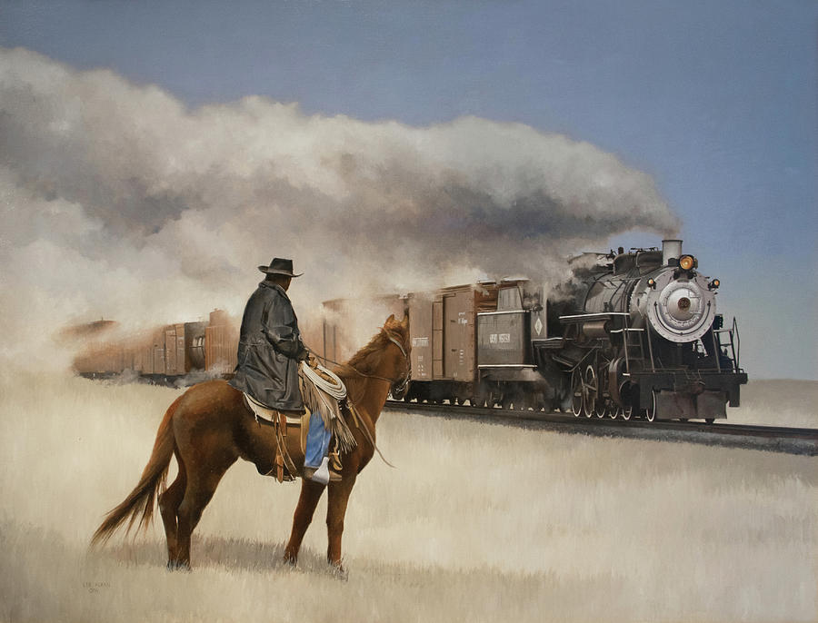 900x686 Great Western Painting By Lee Alban - Great Western Painting