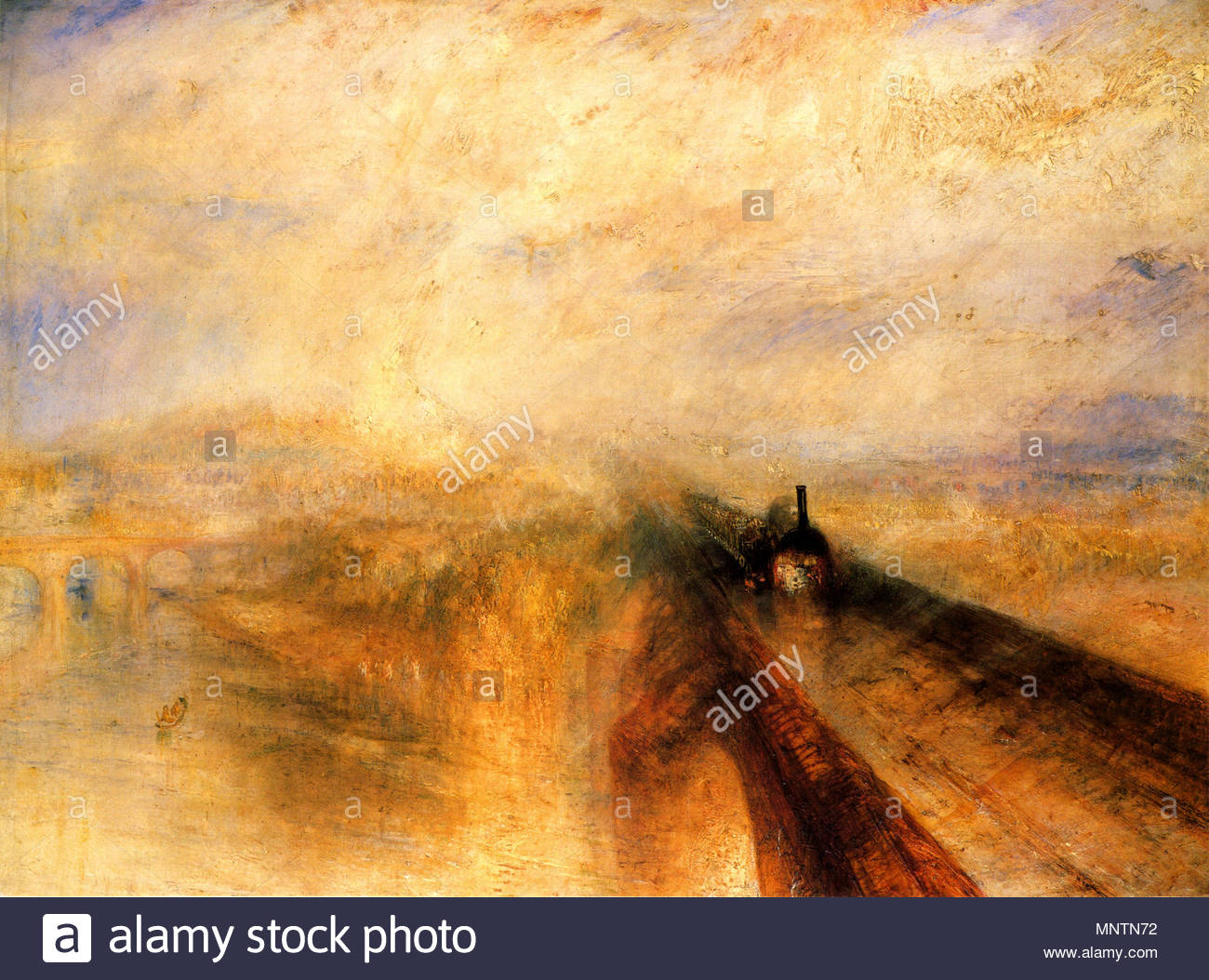 1300x1054 Rain, Steam And Speed - Great Western Painting