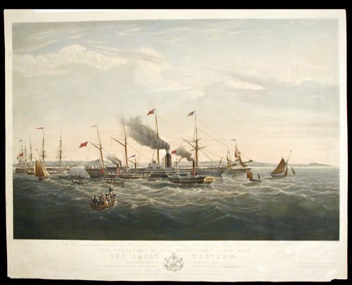 500x404 The Magnificent Steam Ship The Great Western Joseph - Great Western Painting