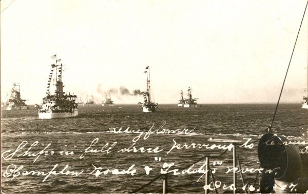 600x378 Navy Salutes A History Making Tour U.s. Military News - Great White Fleet Painting
