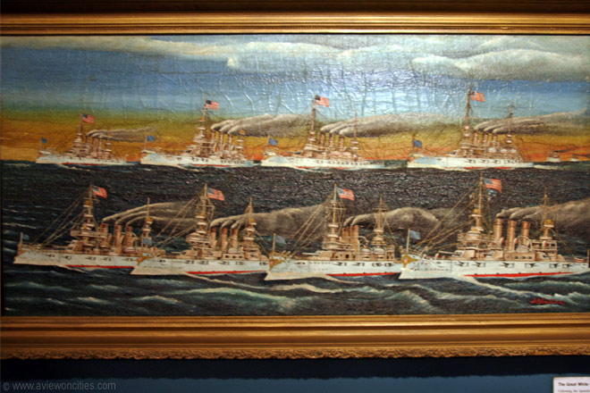 660x440 Painting Of The Great White Fleet, Independence Seaport Museum - Great White Fleet Painting