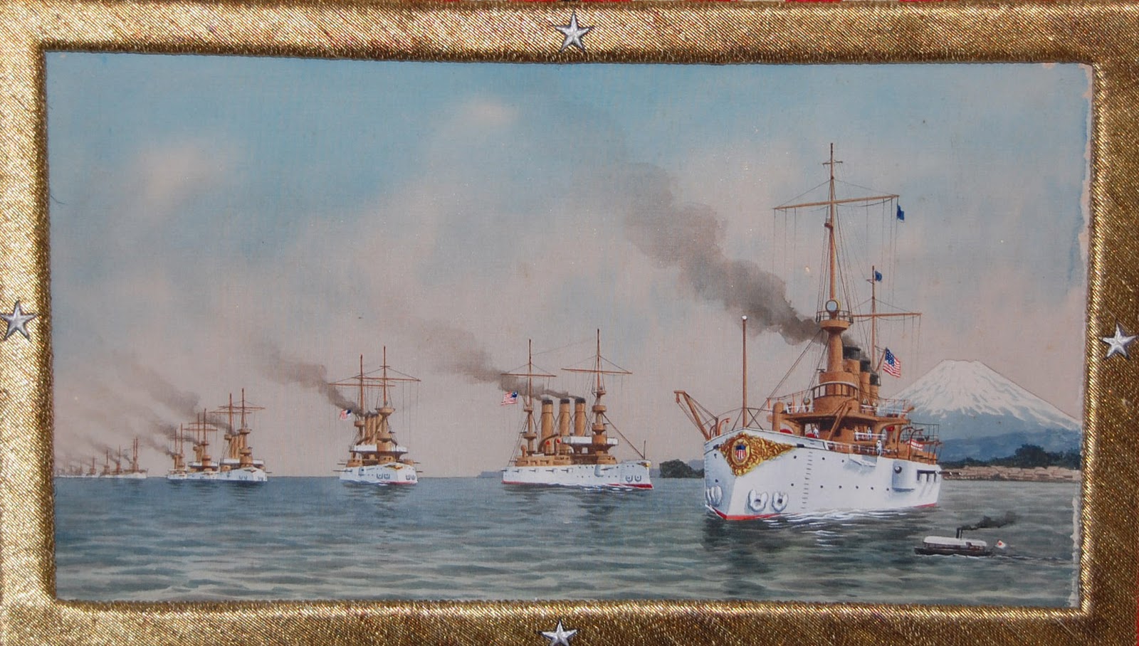 1600x908 Soundings In Narragansett Bay's Naval History Artifact Spotlight - Great White Fleet Painting