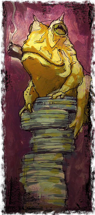 400x900 Greed Painting By Andrew Wertz - Greed Painting