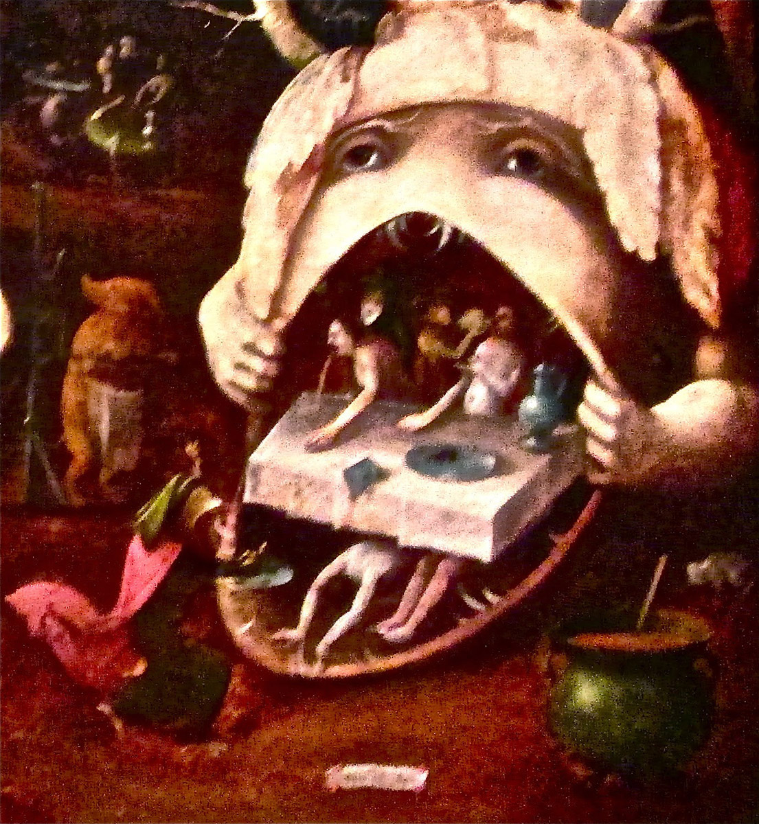 1105x1200 The 7 Deadly (Art) Sins Greed Muddy Colors - Greed Painting