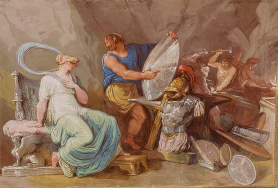 550x372 Felice Giani. Expert Art Authentication, Certificates - Greek Art Painting