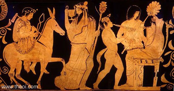 603x318 Return Of Hephaestus - Greek Art Painting