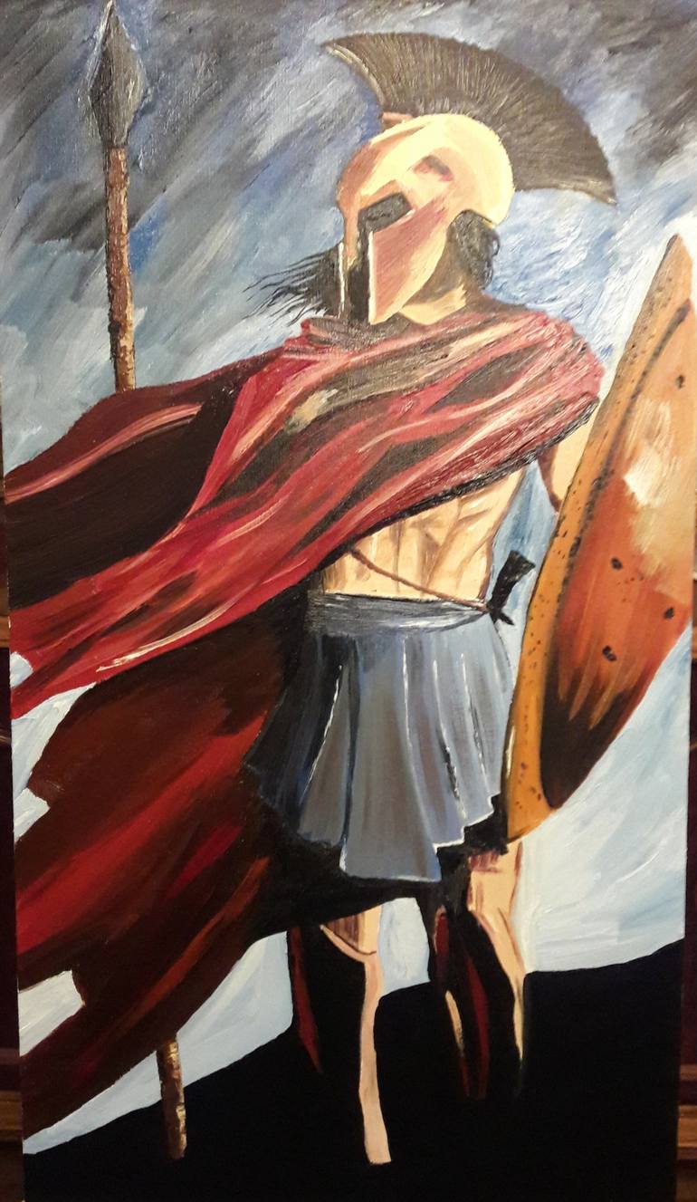 770x1327 Saatchi Art Ancient Greek Painting By Ilker Ozgunsur - Greek Art Painting