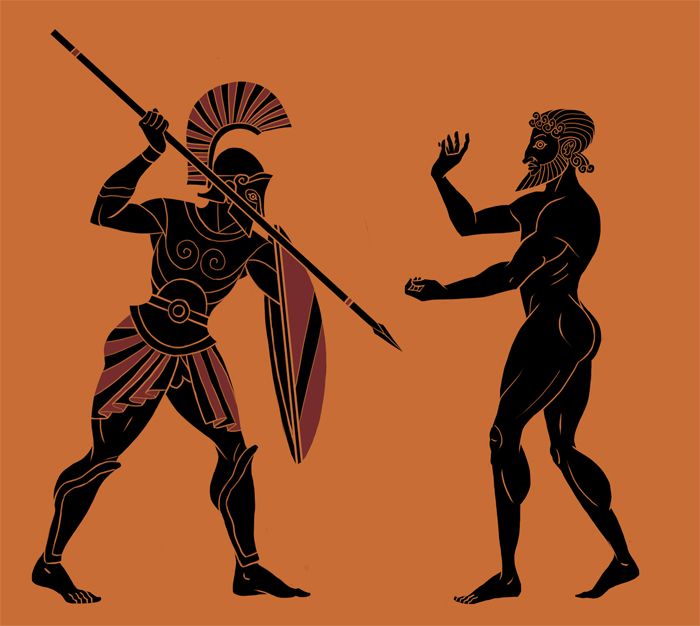 700x626 Greek Pottery Images - Greek Art Painting