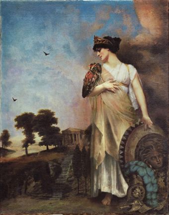 340x432 Athena, Greek Goddess Of Wisdom - Greek God Of Painting