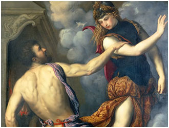 330x250 Athena, Goddess Of Wisdom, Strategy And Warfare - Greek Goddess Athena Painting