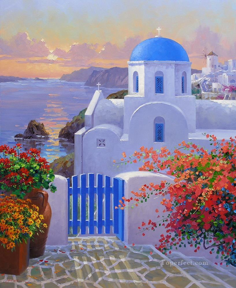 Greek Landscape Painting at PaintingValley.com | Explore collection of ...