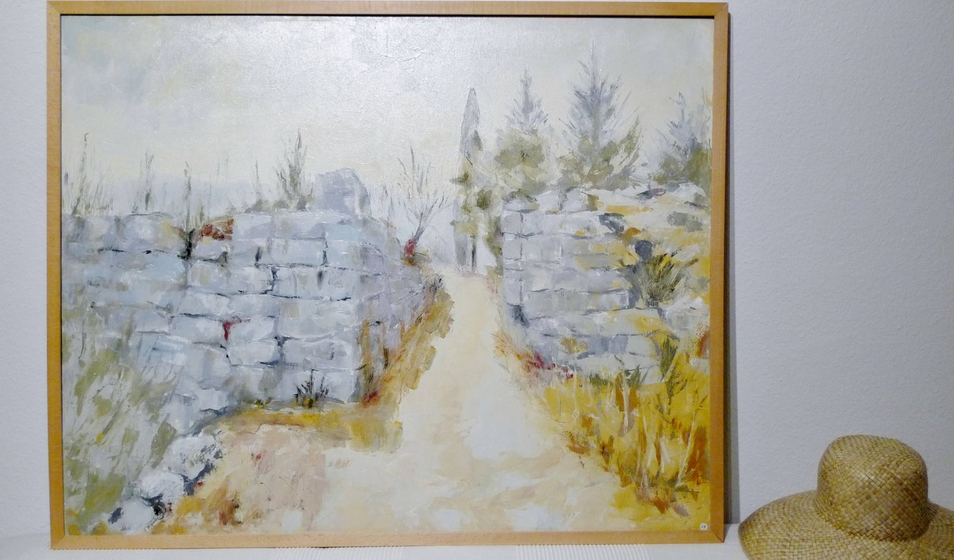 1920x1128 Saatchi Art Greek Landscape Painting By Karina Plachetka - Greek Landscape Painting