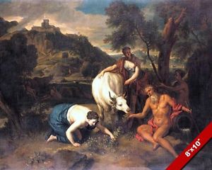 300x240 Priestess Io Love Of Zeus Greek Mythology Painting Rome Art Real - Greek Myth Painting