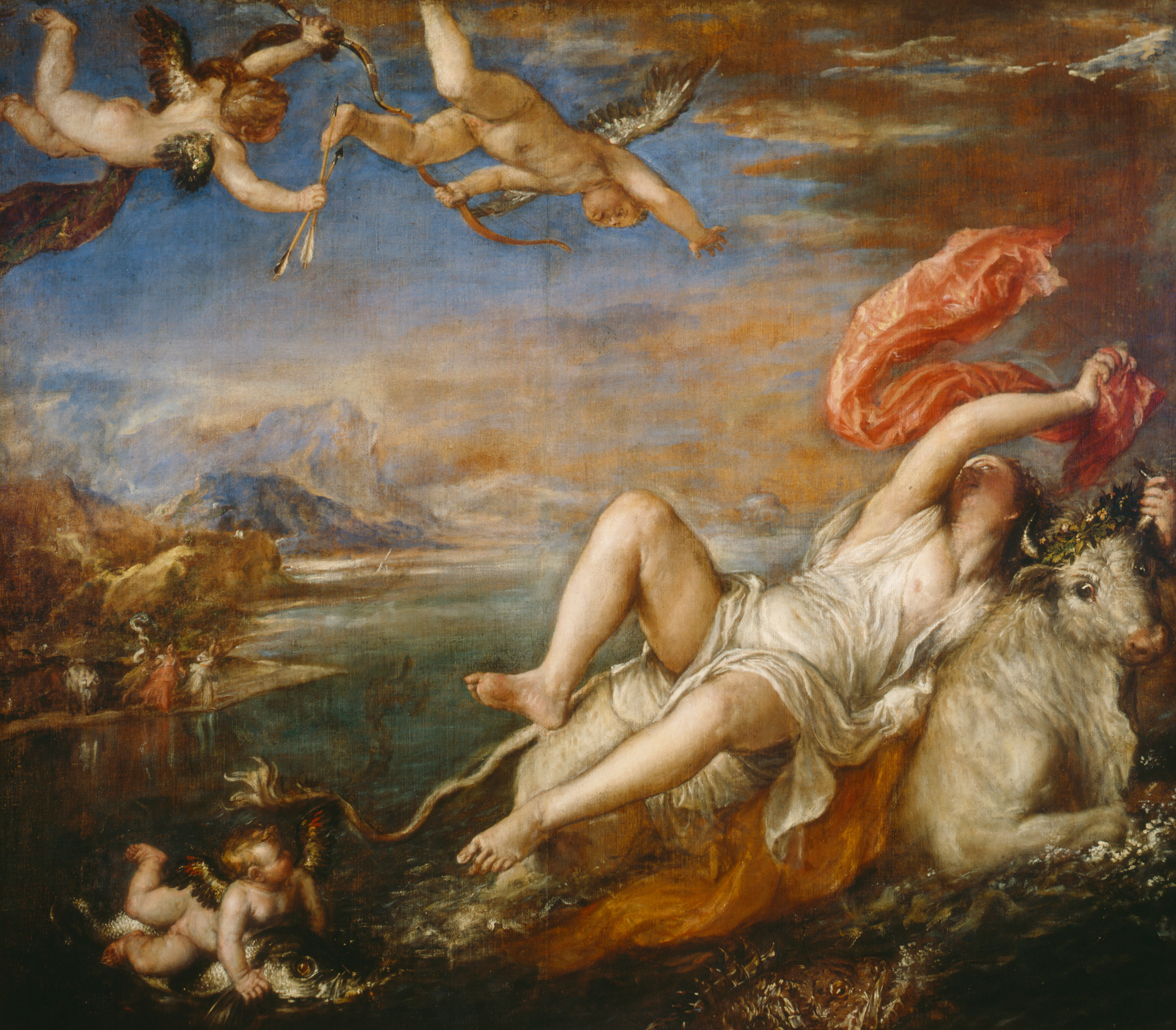 2400x2103 Taurus In Greek Mythology Astrology And Art - Greek Myth Painting