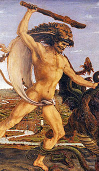 198x340 Greek Heroes Pictures Of Heracles, The Strong Hero And Semi God - Greek Mythology Art Painting