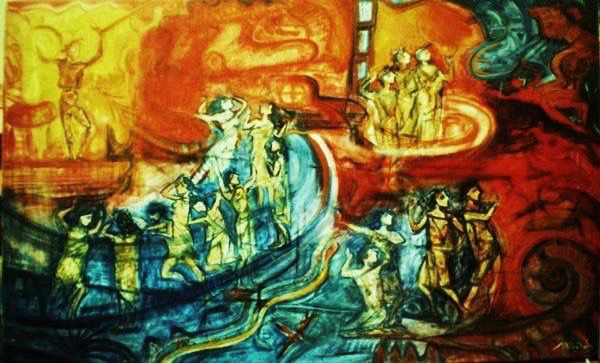 600x363 The 26 Best Greek Mythology Through My Paintings Images - Greek Mythology Painting