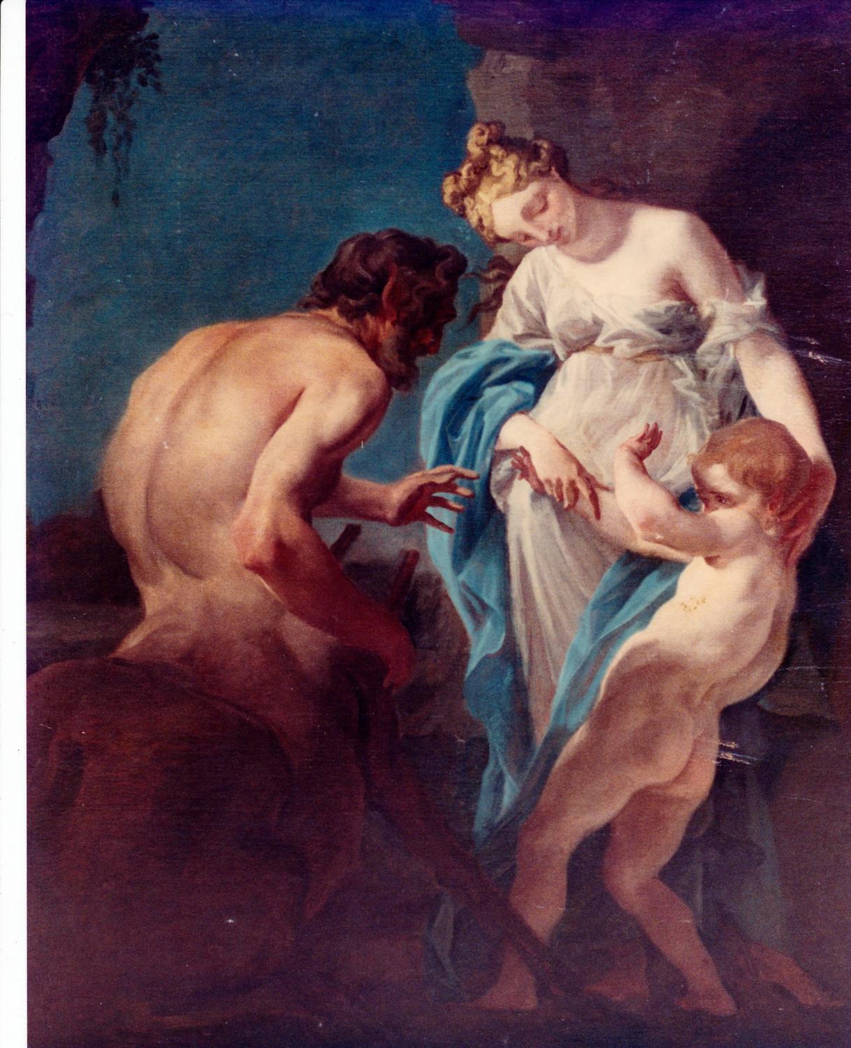 1218x1500 Two Oil Paintings By Italian Artist Angelo Banchero, Of Greek - Greek Mythology Painting