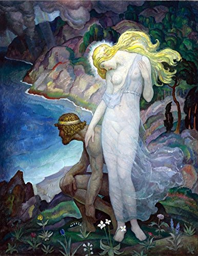 386x500 Odysseus And Calypso N. C. Wyeth Circa 1929 [Greek - Greek Mythology Painting