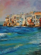 167x225 Greece Painting Ebay - Greek Oil Painting