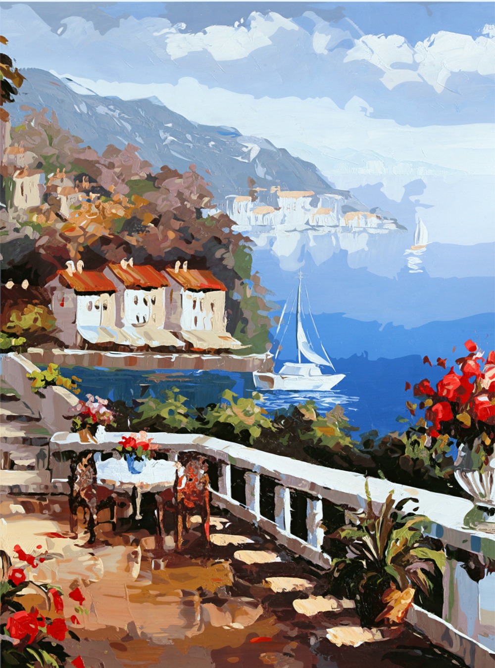 1000x1351 Greek Oil Painting Houses Quotes - Greek Oil Painting