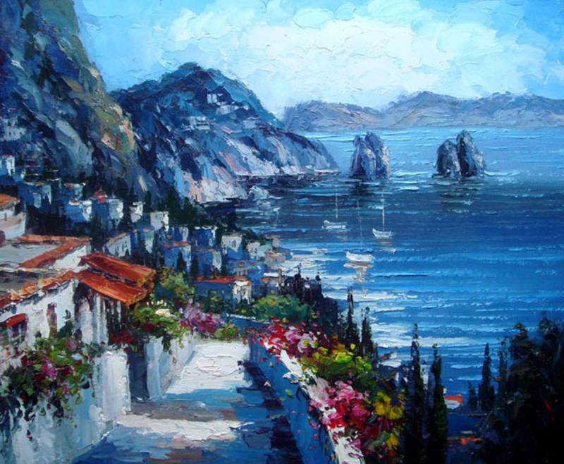 800x658 Oil Paintings Frames - Greek Oil Painting